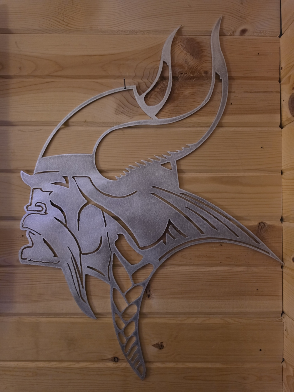 Minnesota Vikings Metal Wall Art - Laser Cut Steel Football Sign